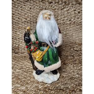Vintage Rustic Primitive Old Time Santa Claus Christmas Holiday Tabletop Decor